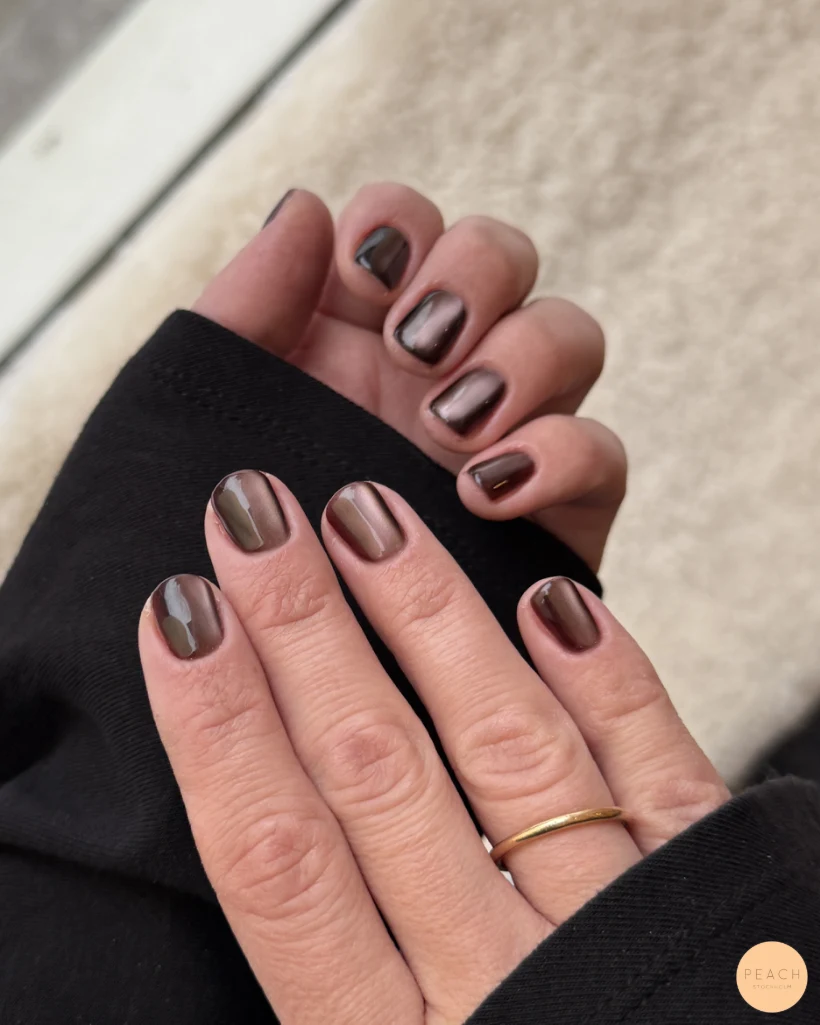 Magnetic nails cat eye