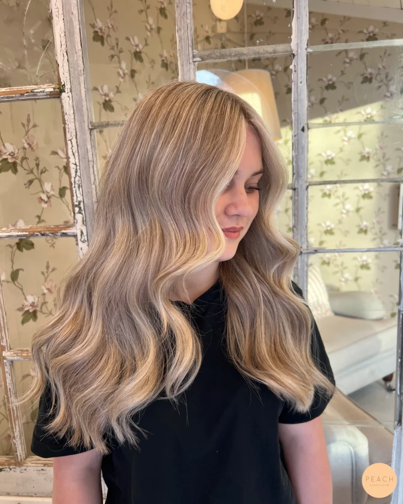 Light pearl cream blonde hair💫💛