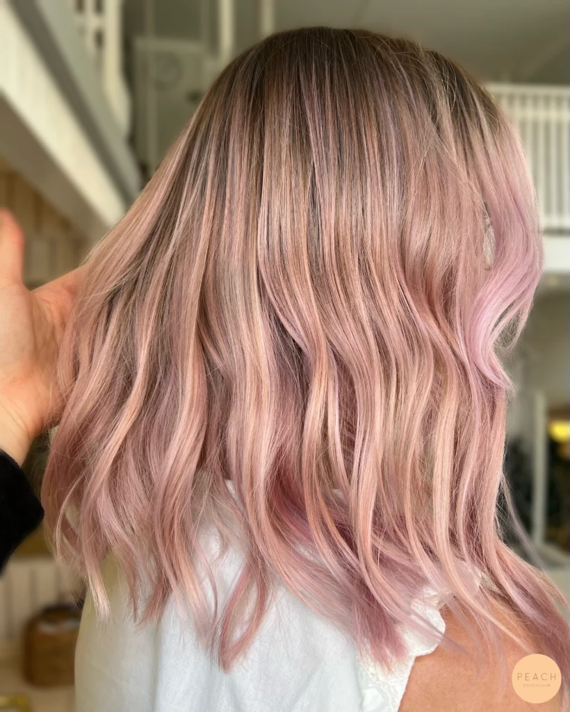 Pastellrosa blond dröm