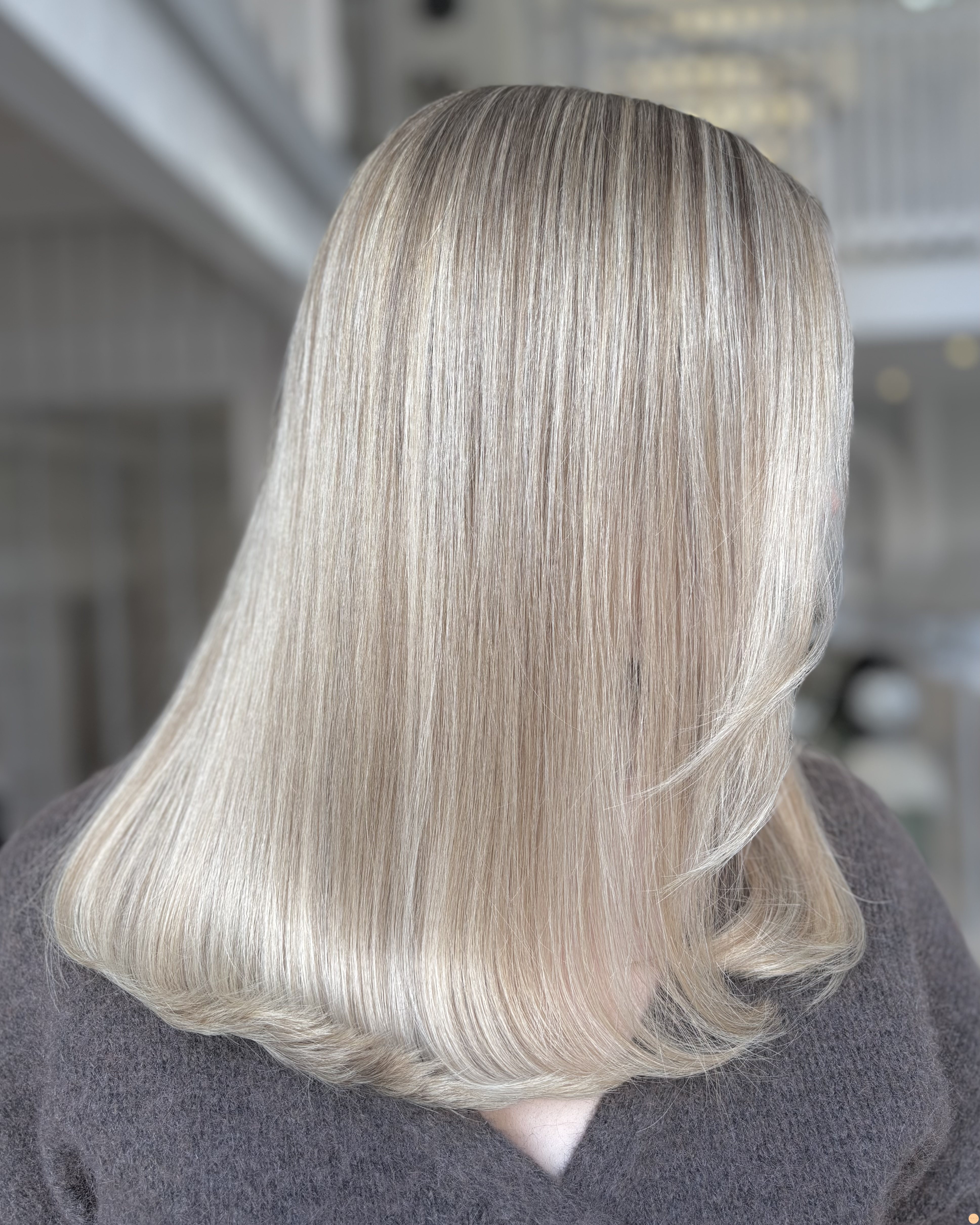 Scandi blonde hair