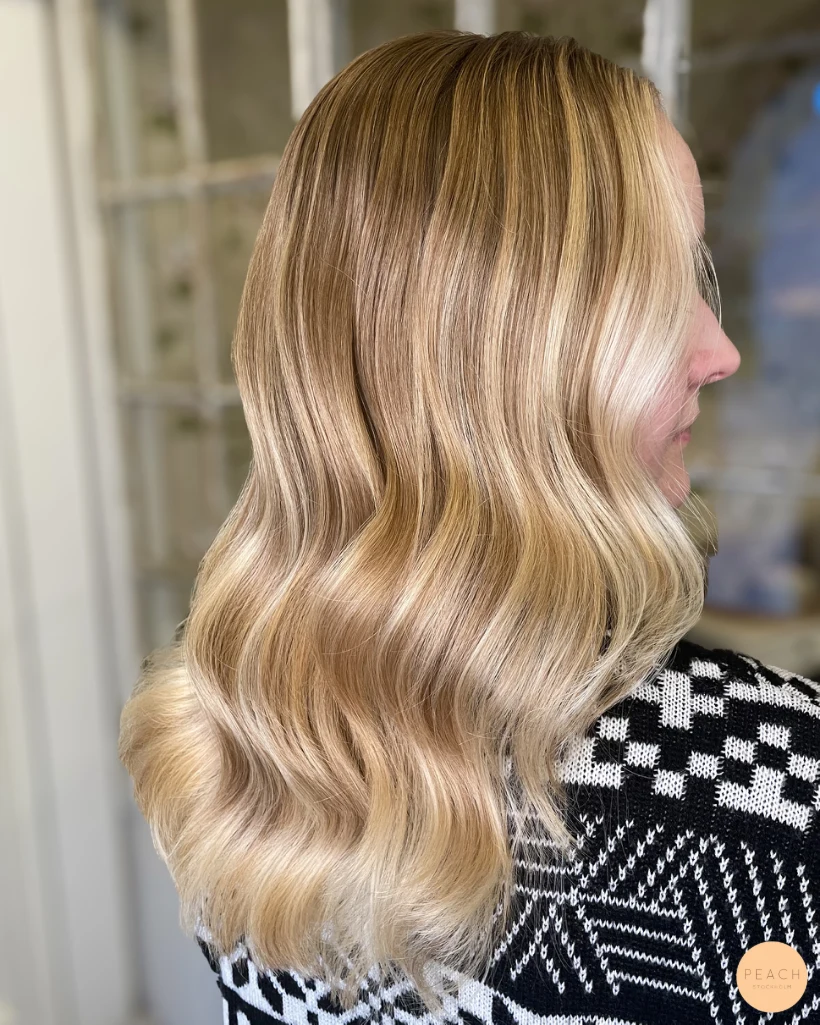 Toffee blonde hair color 💫