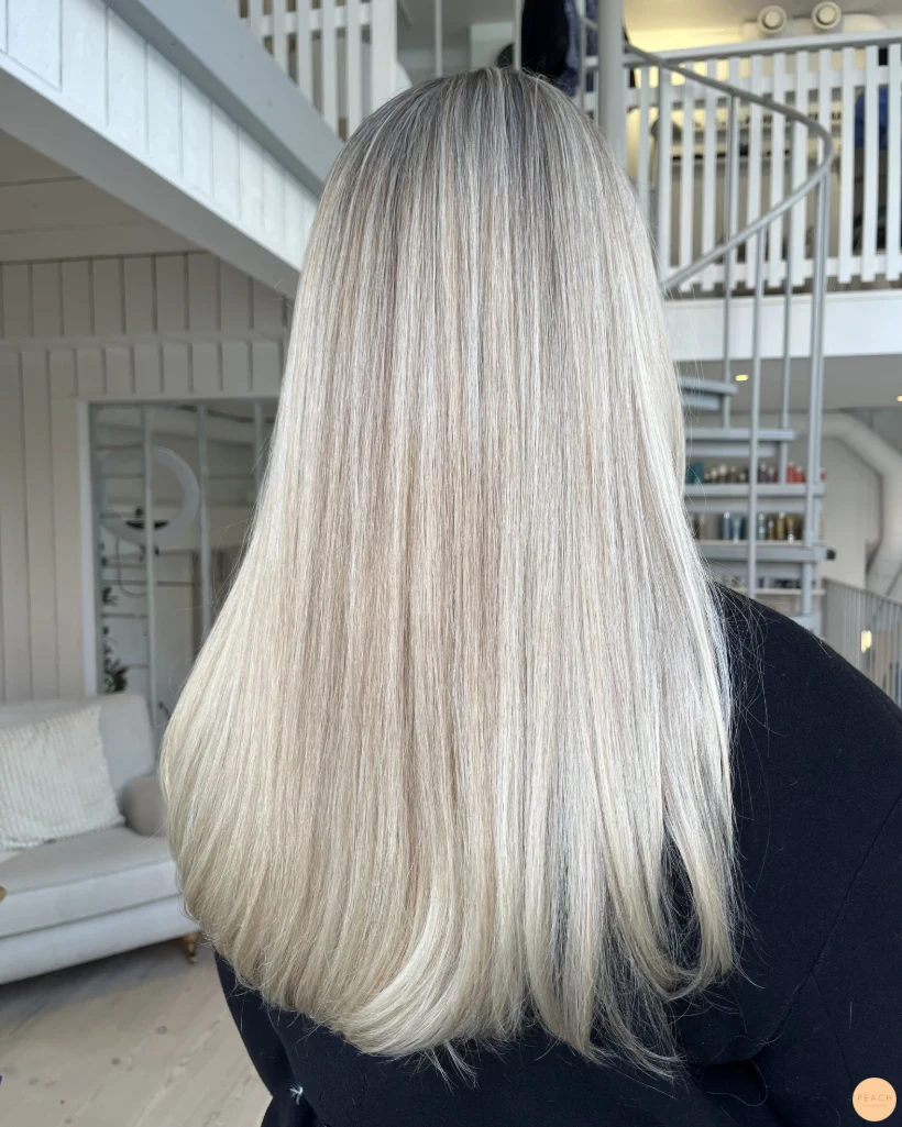 Light blonde hair