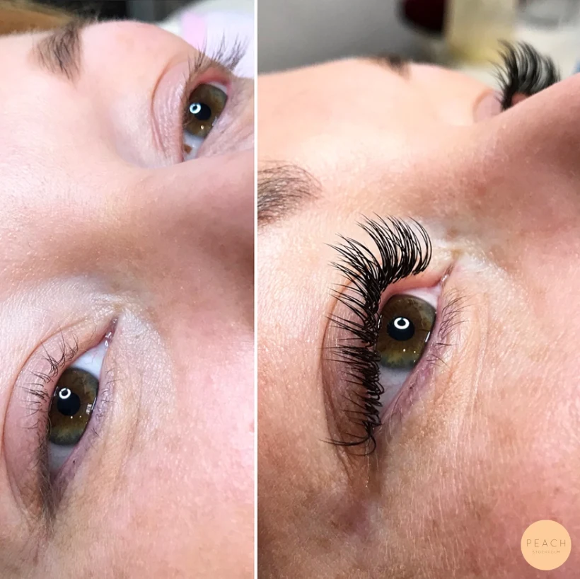 Naturlig fransförlängning – salongsresultat av Amanda Da Silva, 7 juni 2018