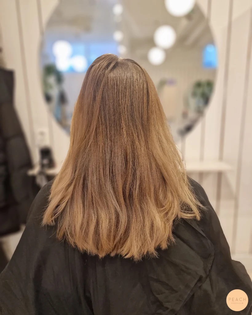 Beach waves hair