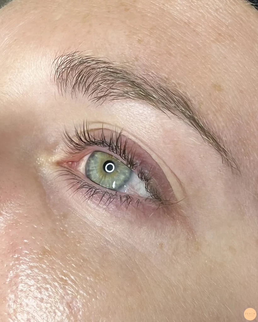 Lashlift före och efter bild 🤍