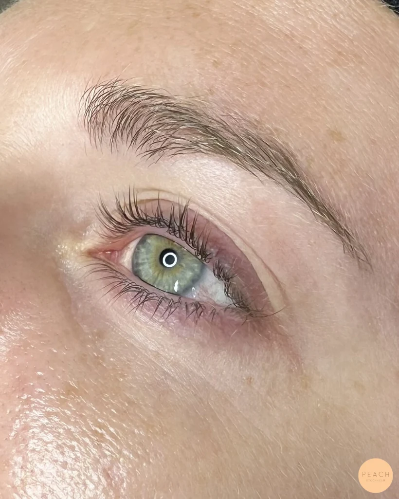 Lashlift före och efter bild 🤍