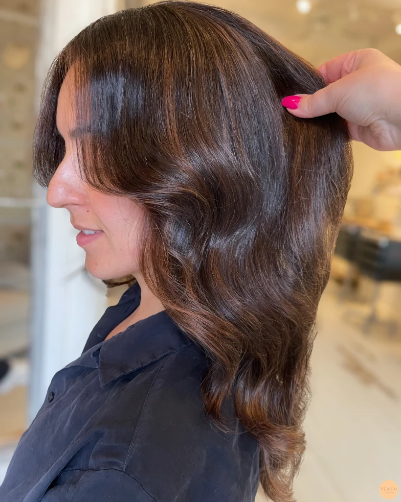 Chocolate highlights hair ✨🍫
