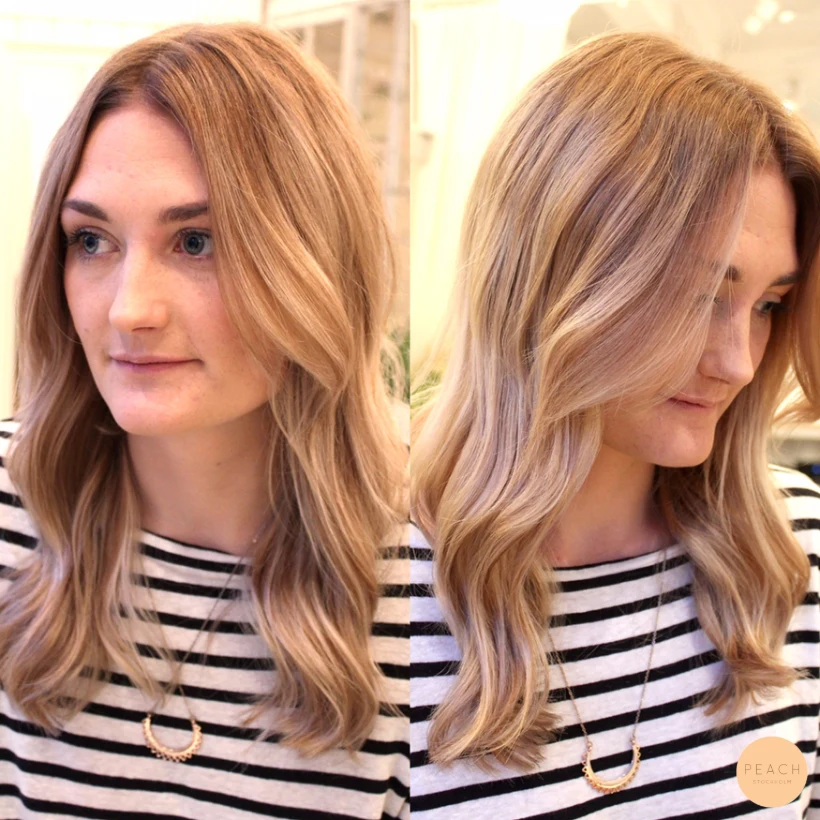 Havreblond med mjuk gråhårsövergång