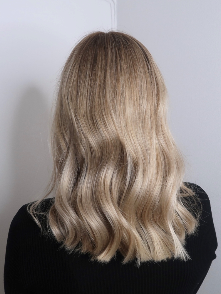Babylights hair blonde – salongsresultat av Julia Hemlén, 5 juli 2019