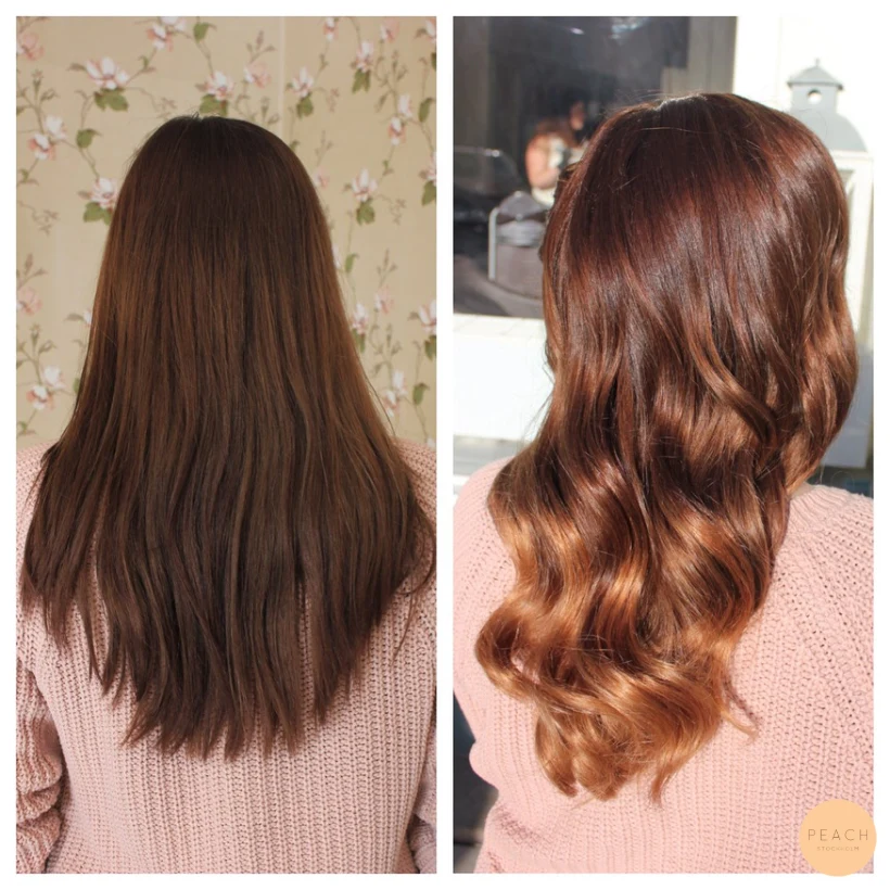 Balayage på Peach Stockholm