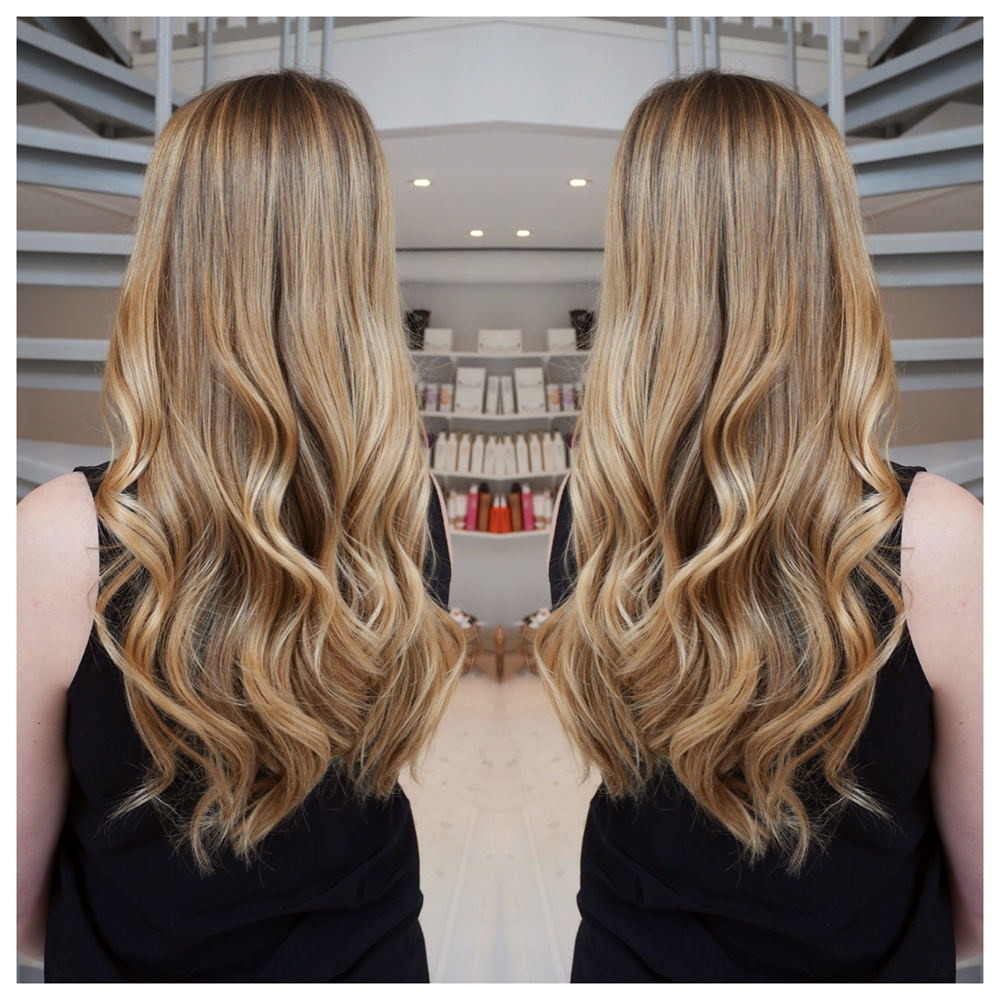 Golden balayage