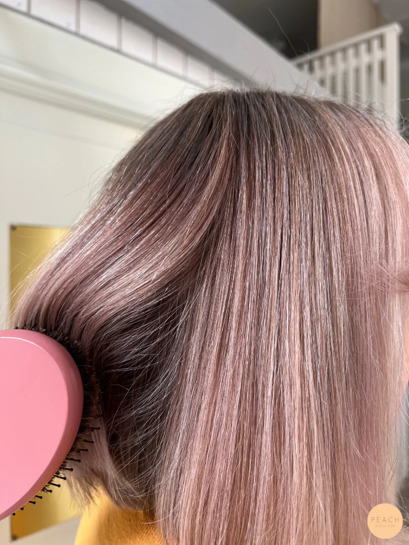 Rosé beige hårfärg