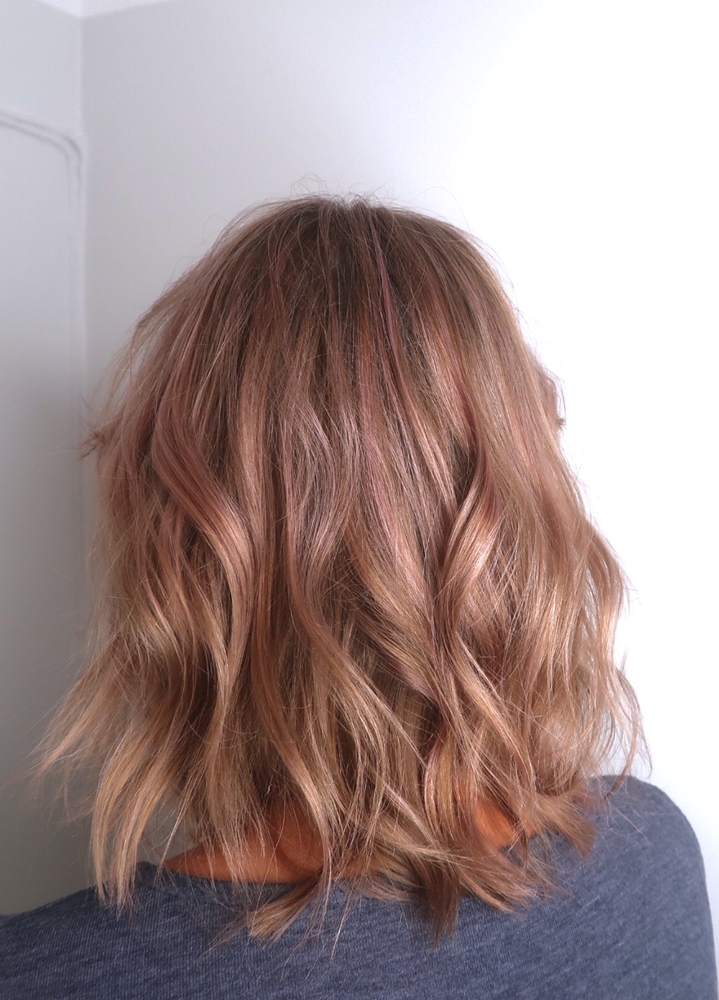 Pink hair color