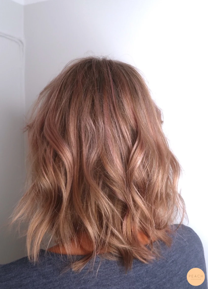 Pink hair color