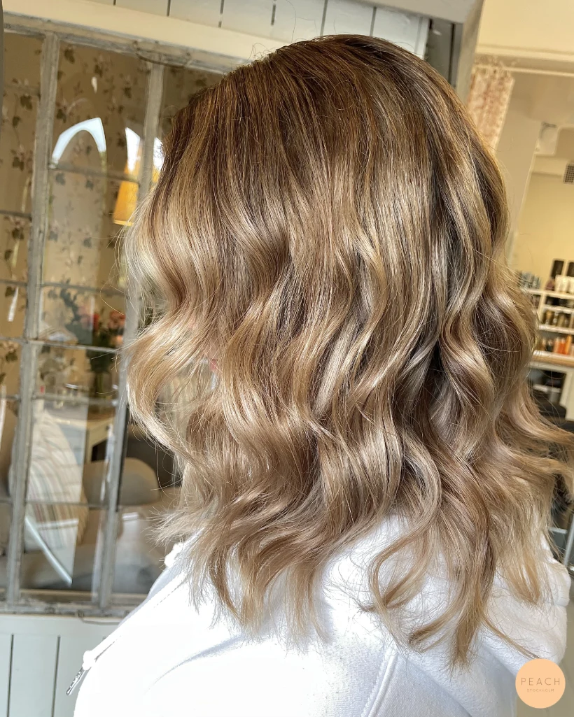 Klippning av slitna toppar och Balayage slingor ✨