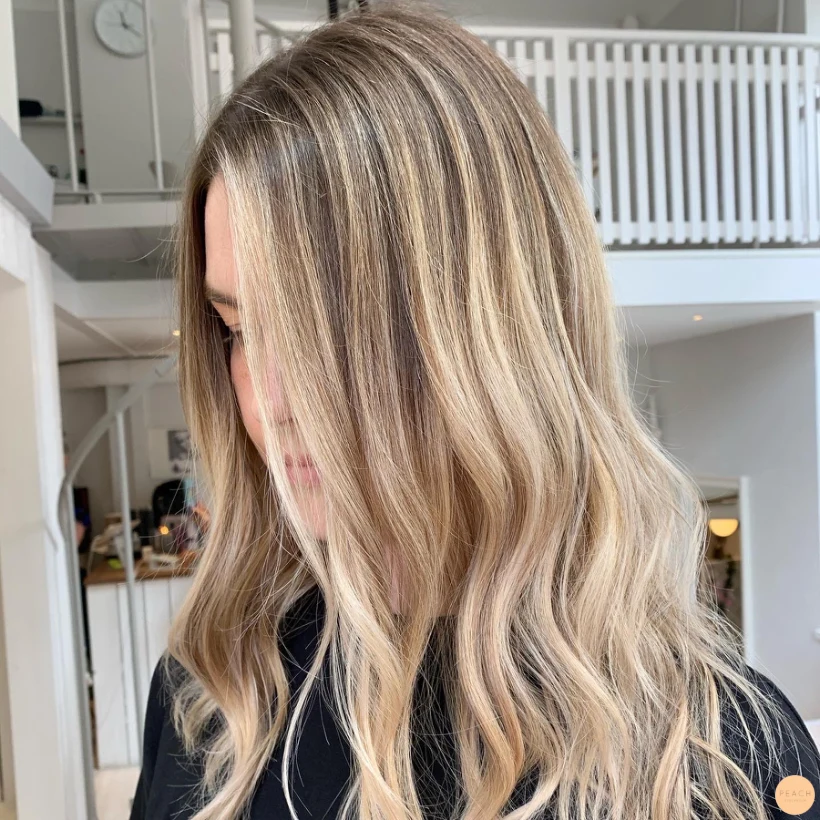 Balayage och lowlights