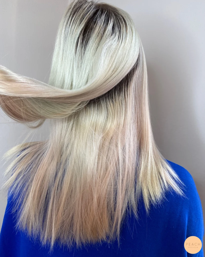 Färgkorrigering med rosa toner