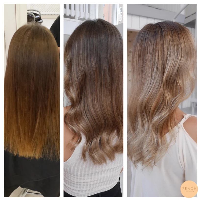 Från mörkt till ljust hår med Olaplex