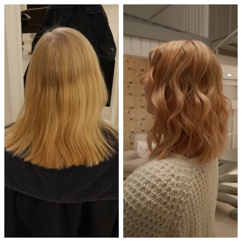 Roséguld blond
