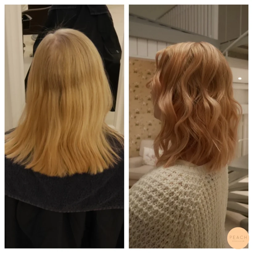 Roséguld blond