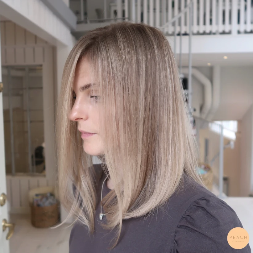 Balayage i kalla toner