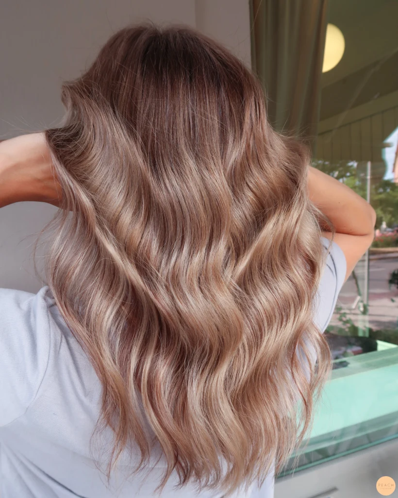 Balayage i svala toner