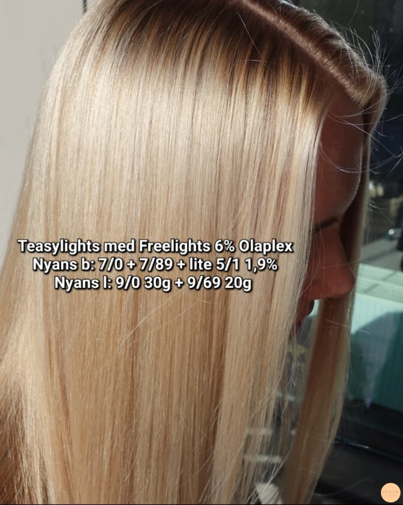 Glossy blond