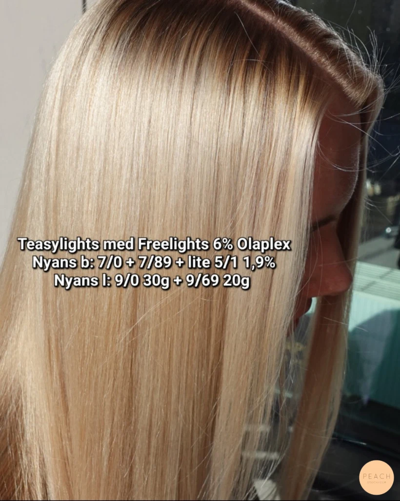 Glossy blond