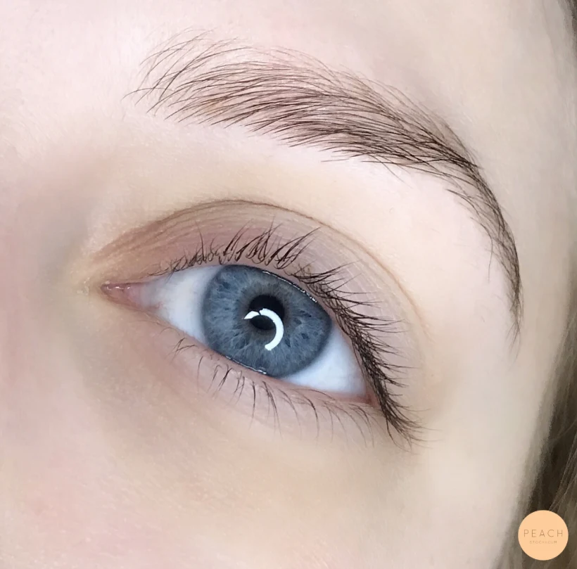Yumi keratin lashlift – salongsresultat av Amanda Da Silva, 3 mars 2020