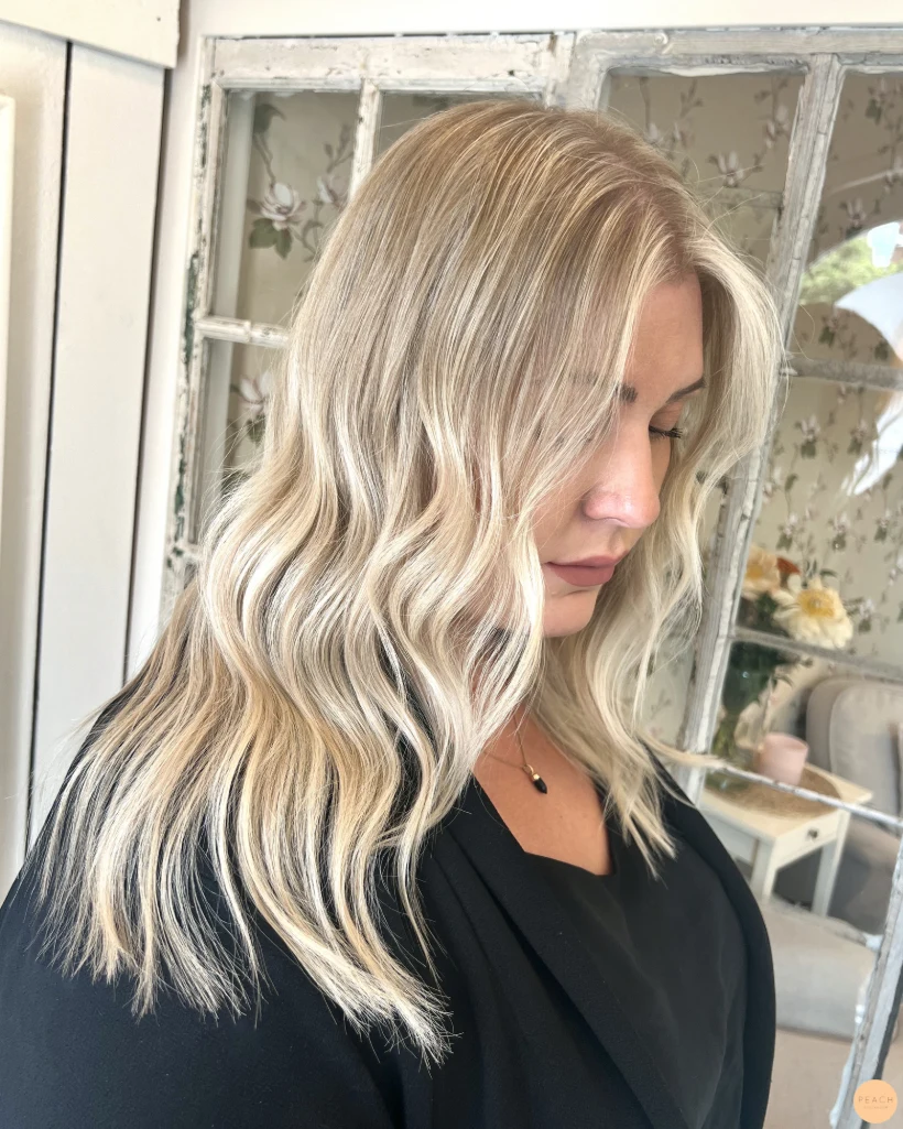 Summer blonde hair