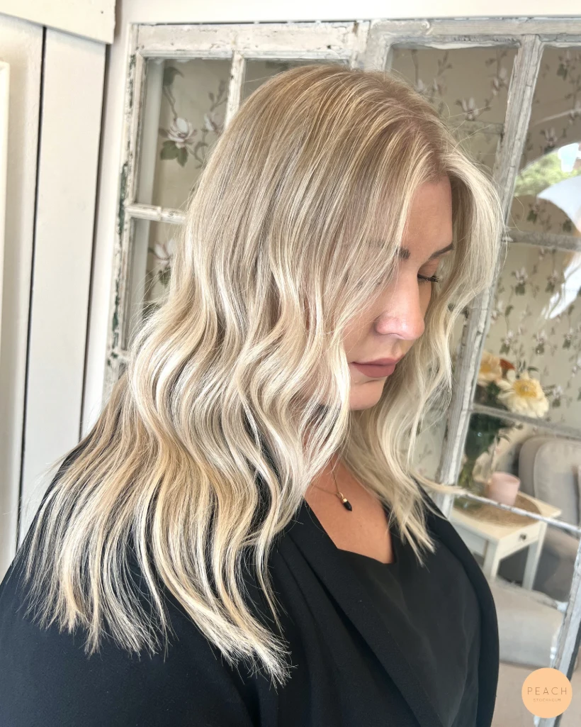 Summer blonde hair