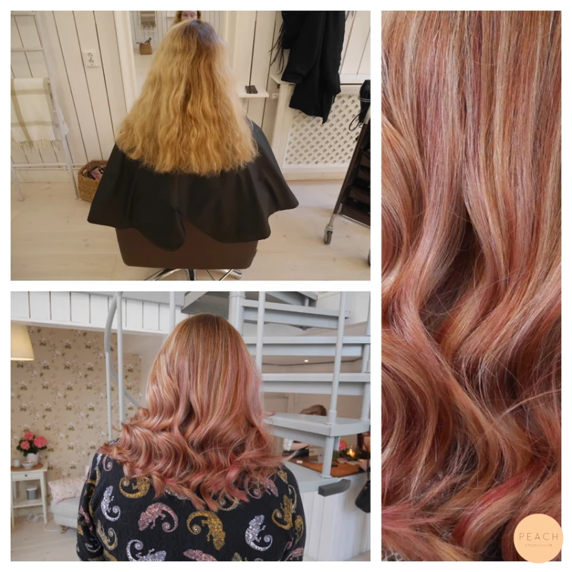 Rosé hair color