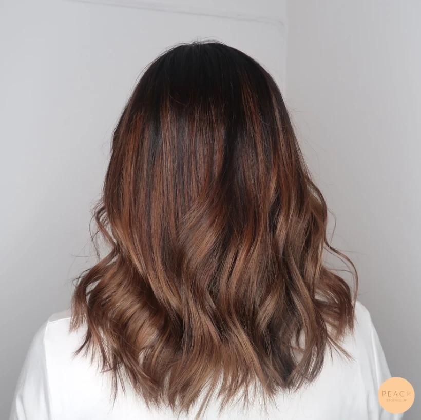 Brun balayage – salongsresultat av Therese Lindbladh, 15 maj 2019