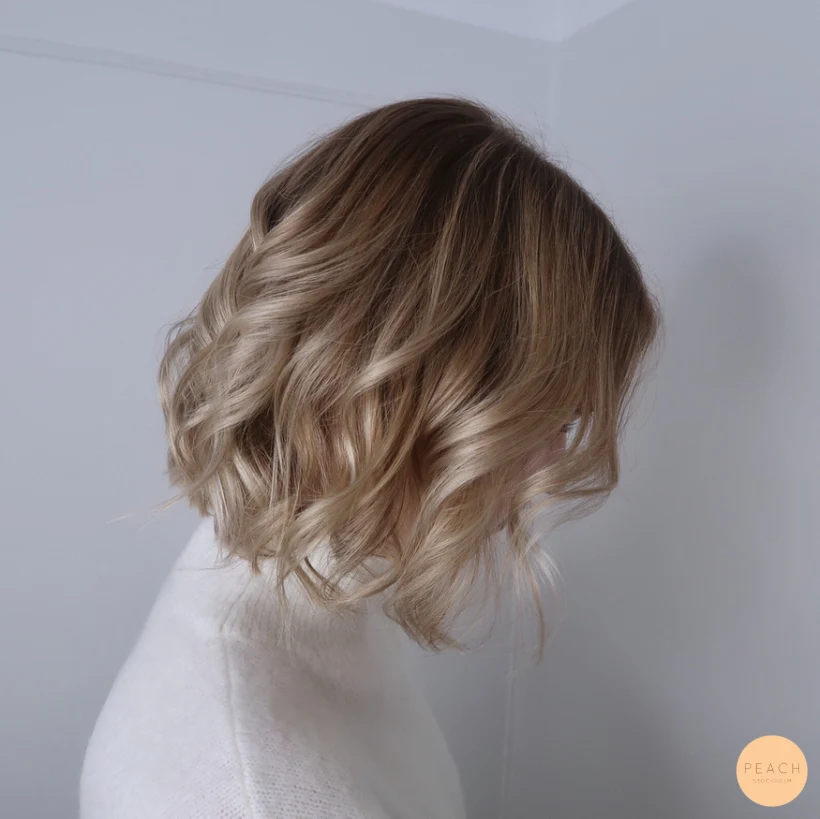Balayage blond med Olaplex