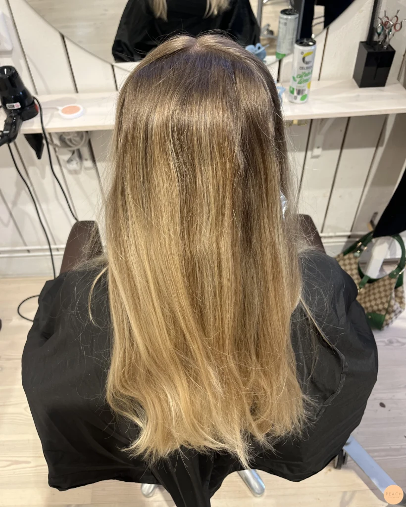 Light blonde hair