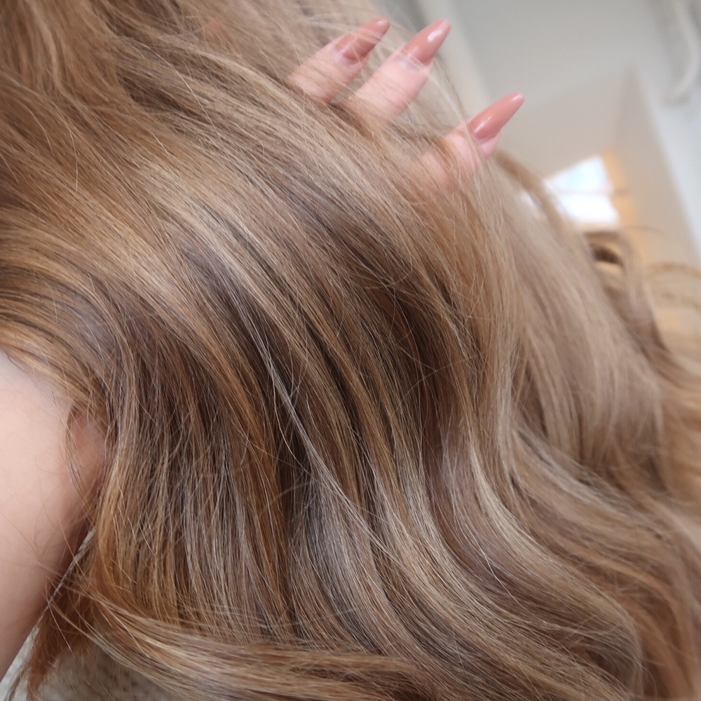 Varm mysig balayage