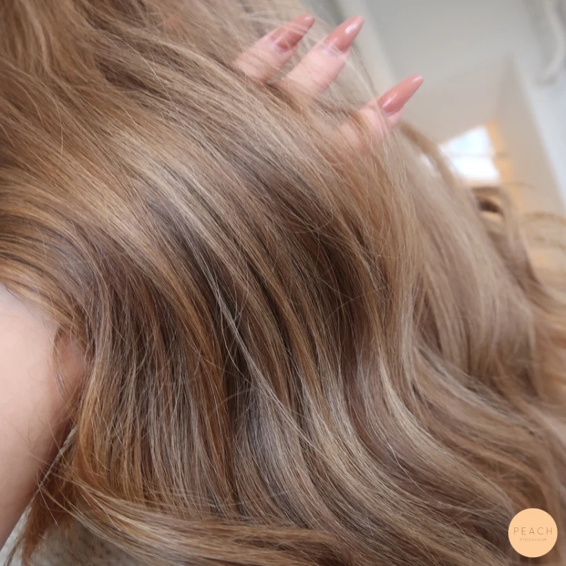 Varm mysig balayage