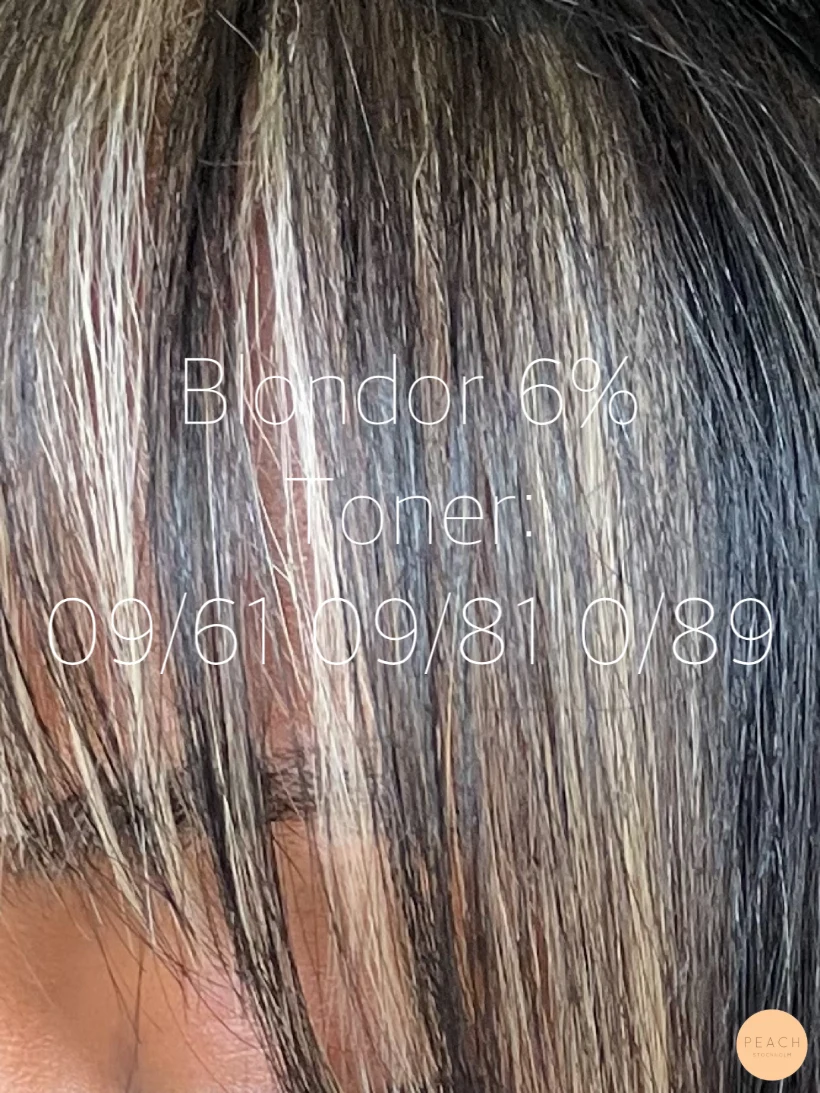 Block color hair