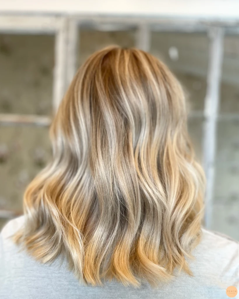 Sand beige hårfärg
