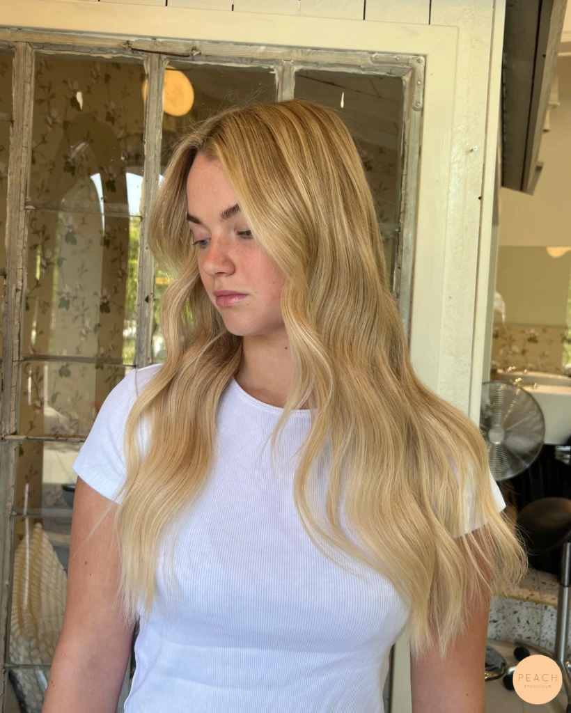 Vanilla blonde dream hair color🌼
