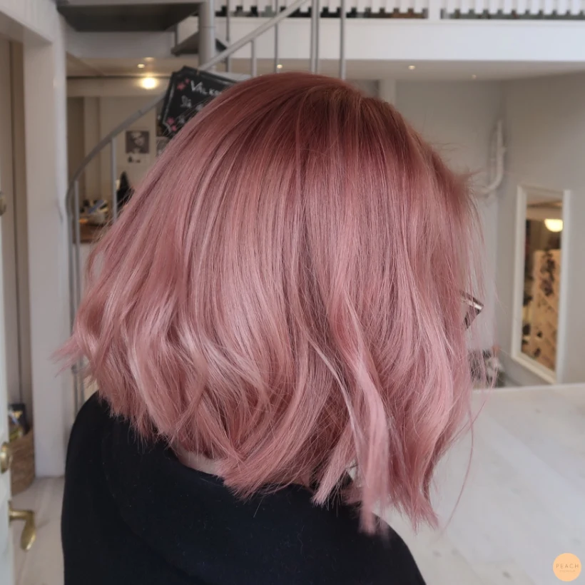 Vintage Blush Pink Blonde