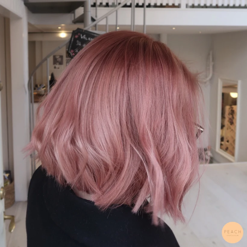Vintage Blush Pink Blonde