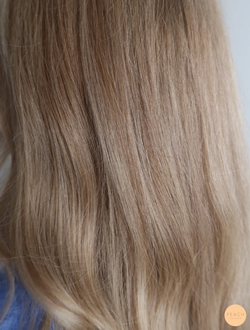 Beigeblond hårfärg