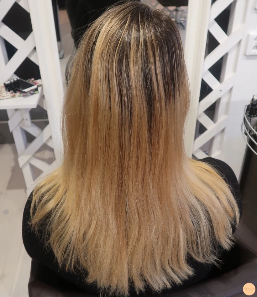 Färgkorrigering blond