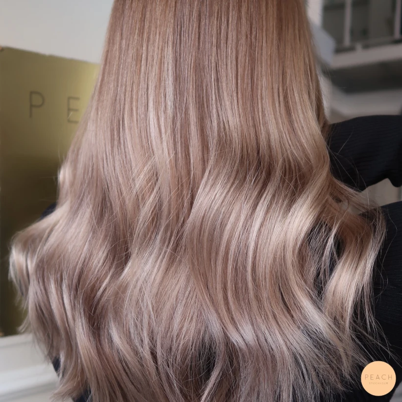 Balayage mörkblond