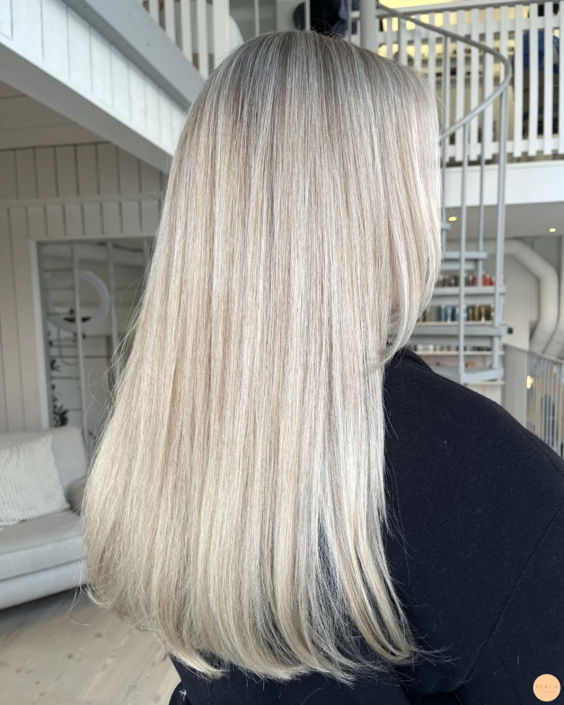 Light blonde hair