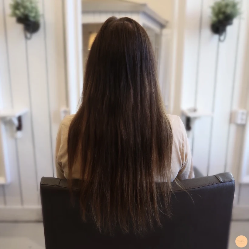 Varm balayage med slingor