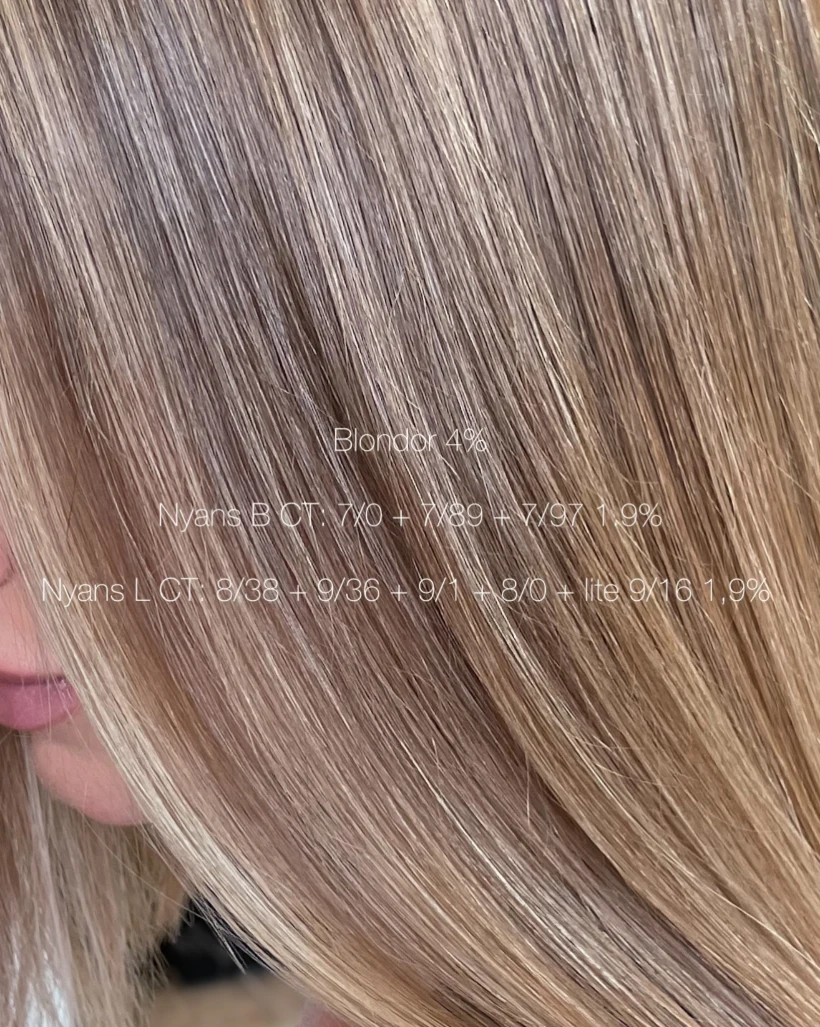 Soft bronde hair