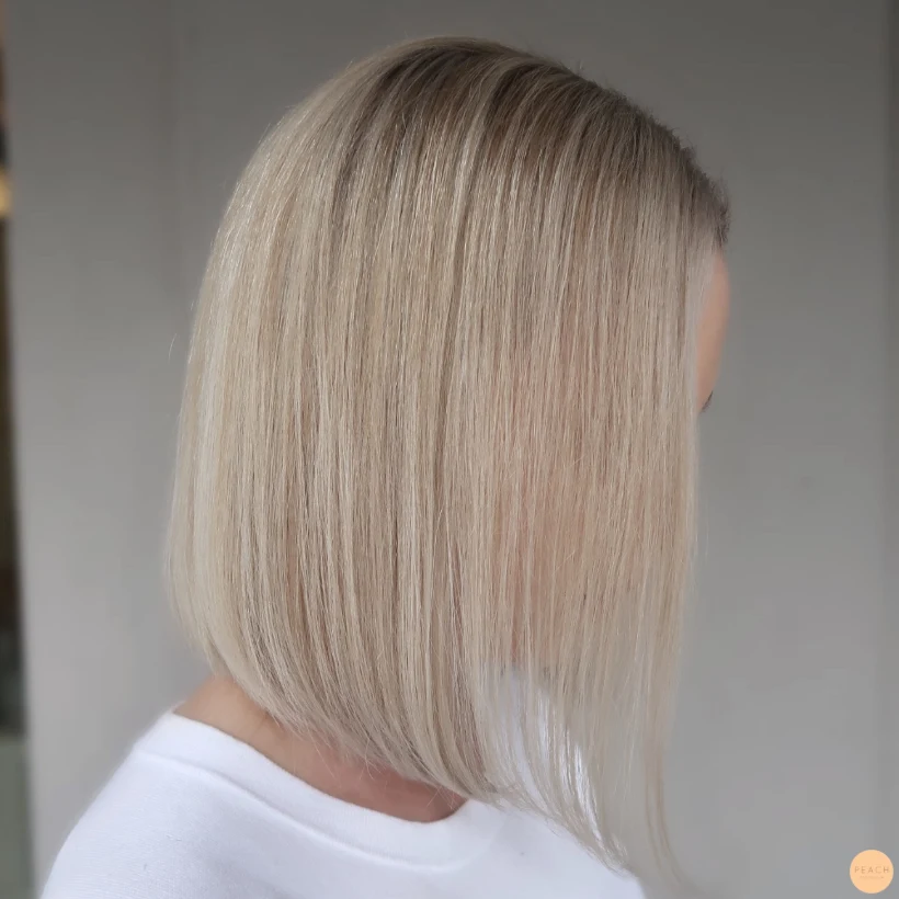 Från helblondering till lyxig blond färg