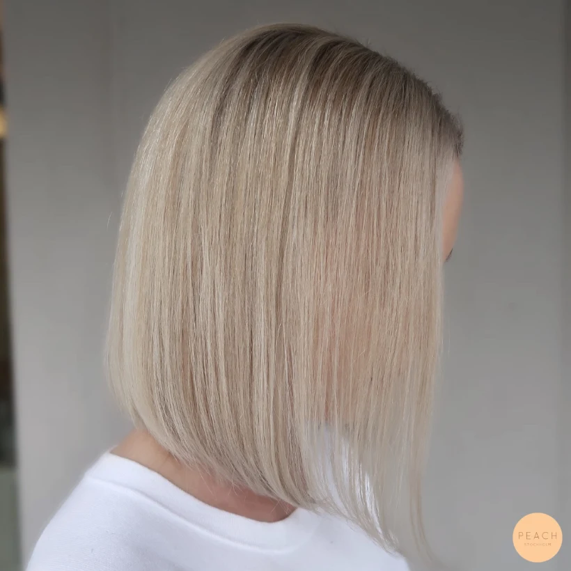 Från helblondering till lyxig blond färg